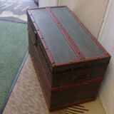 Old chest trunk wood studded