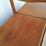 Worker light oak on feet