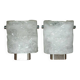 Pair of chrome wall sconces with Murano glass, wall light, art of glass, interior decoration.