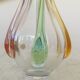 Vase vintage en verre d'art : Hanna Machanovska Mstisov Glassworks, Tchécoslovaquie