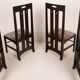 Chaises Ingram Low en bois de frêne au style de Glasgow de Charles Rennie Mackintosh pour Cass