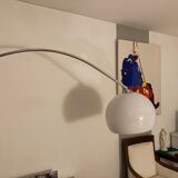 Lampadaire boule avec pied marbre