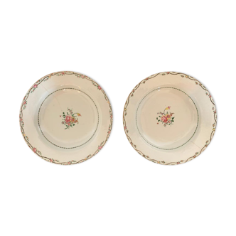 Pair of Chinese plates India Company 18th century