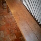 Large old oak bench