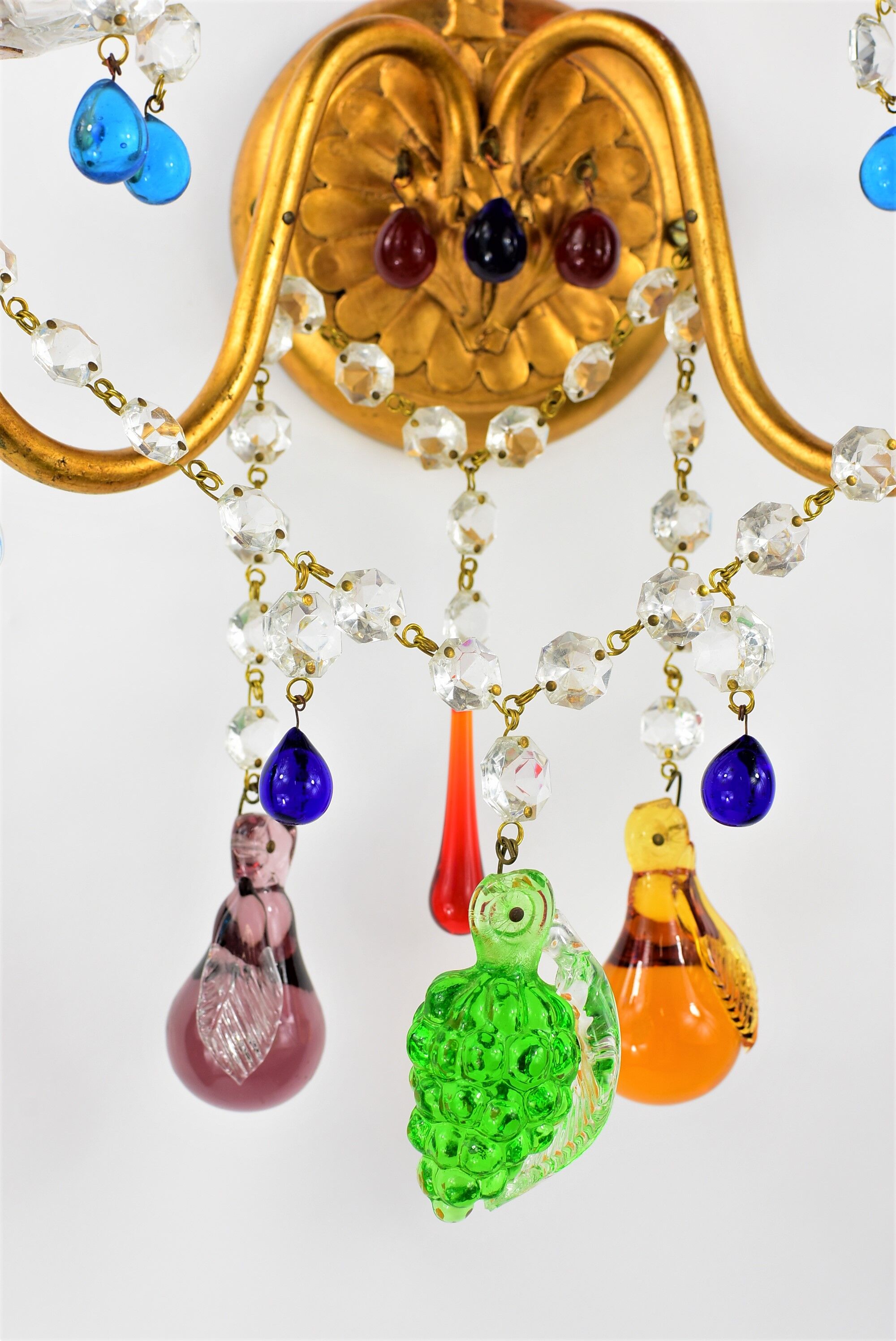 Wall lamp Murano n2 glass grapevines.