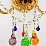 Wall lamp Murano n2 glass grapevines.