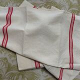 6 large new old tea towels