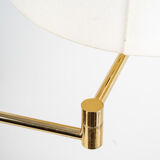 Pair of Floor Lamps, Brass Readers, XXth Century