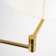 Pair of Floor Lamps, Brass Readers, XXth Century