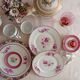 6 Maison Bernardaud dessert plates in Limoges porcelain