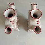 Pair of old flower girls