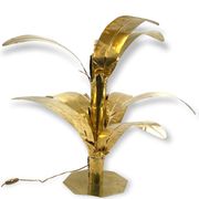 Palm tree brass floor/table lamp, Bottega Gadda Italy, 1960