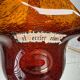 Amber blown glass empty pocket from the 60s