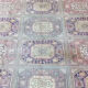 Turkish vintage handmade oriental rug Caesarea 3 x 2 m