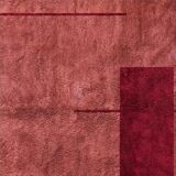 Tapis rouge rose marocain moderne 150cmx200cm
