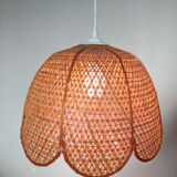 Rattan flower suspension