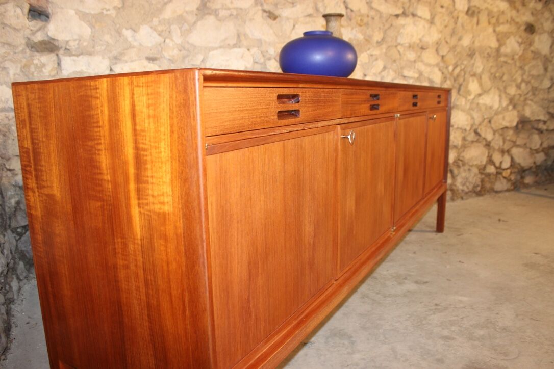 Scandinavian vintage teak sideboard by Bodafors, 1960 s