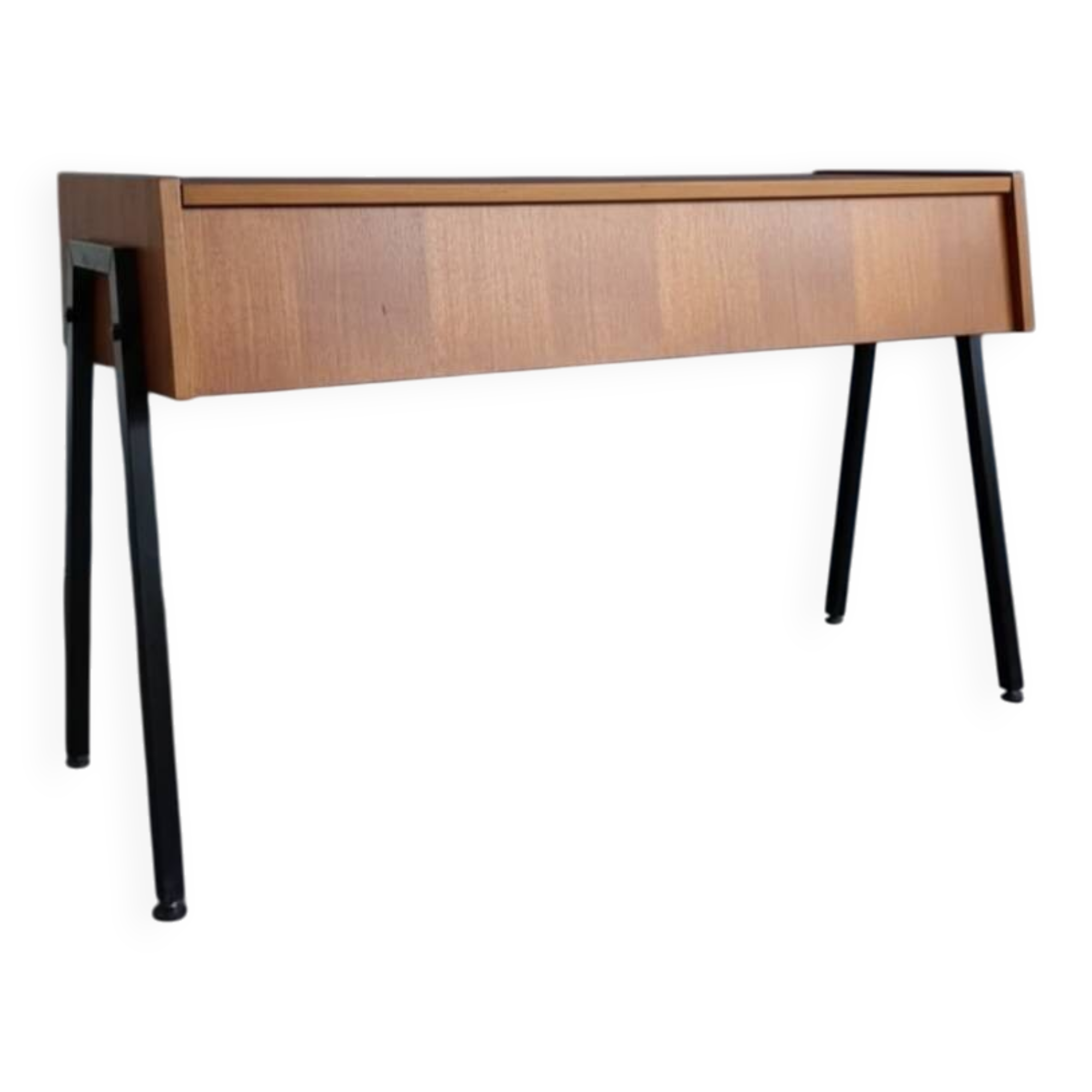 Bureau-Console Vintage "Legate" - Teck & Métal - Design Scandinave 196