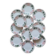 12 flat plates Villeroy and Boch Wild Rose