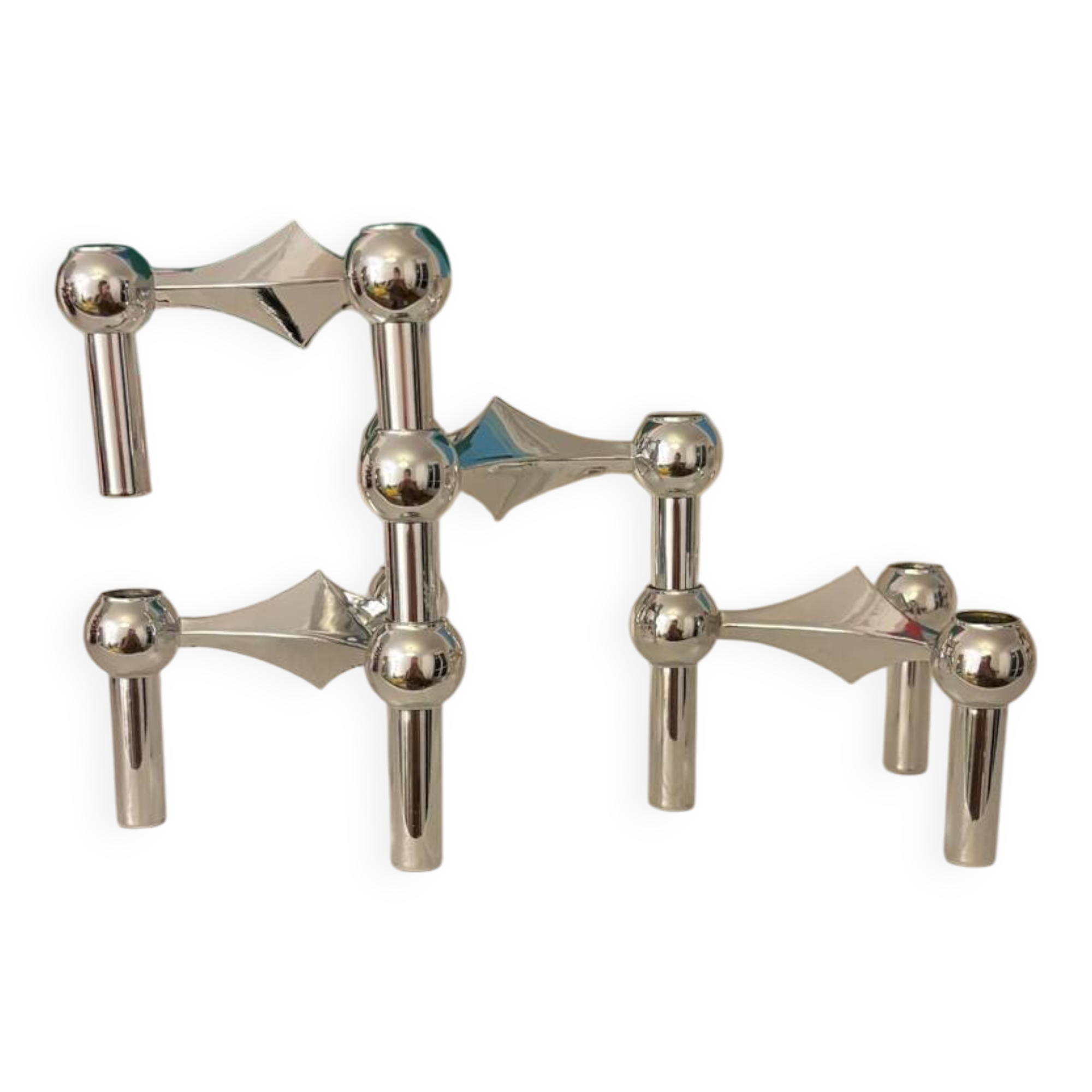 Set of 4 Stoff de Nagel candle holders