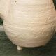 Vessel, jug, signed, 1950s, red terracotta, cream slip.