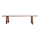 Old wooden farm bench