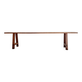 Banc de ferme en bois ancien