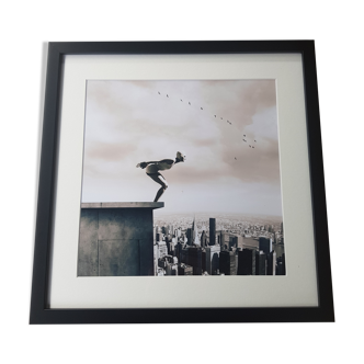Framed screen printing