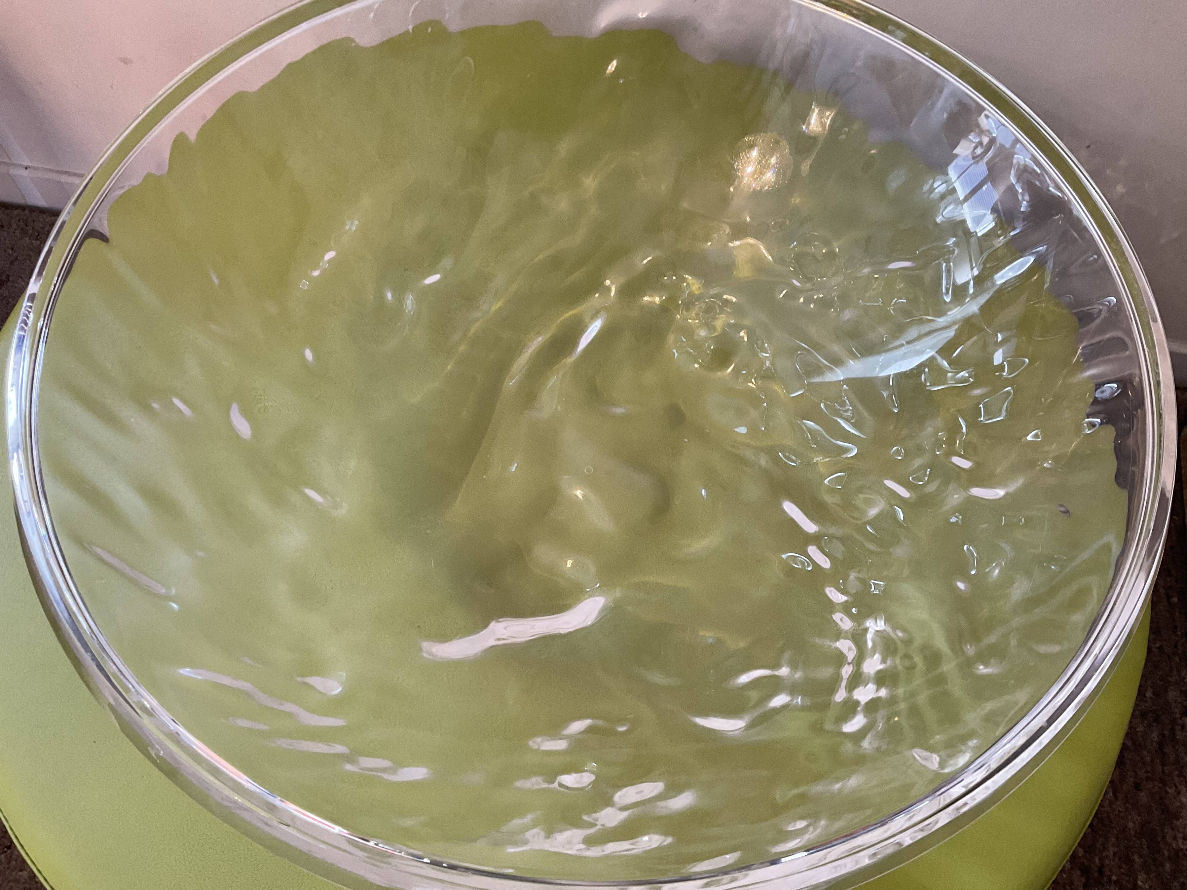Salad bowl "Moon" by Ferrucio Laviani for Kartell D45cm