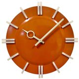 Industrial Office Wall Clock from Pragotron, 1970s