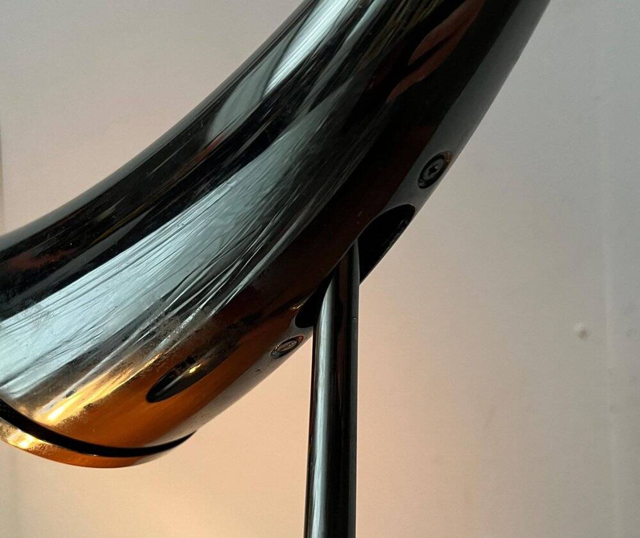 Postmodern table lamp model Ara by Philippe Starck for Flos, 1980s.