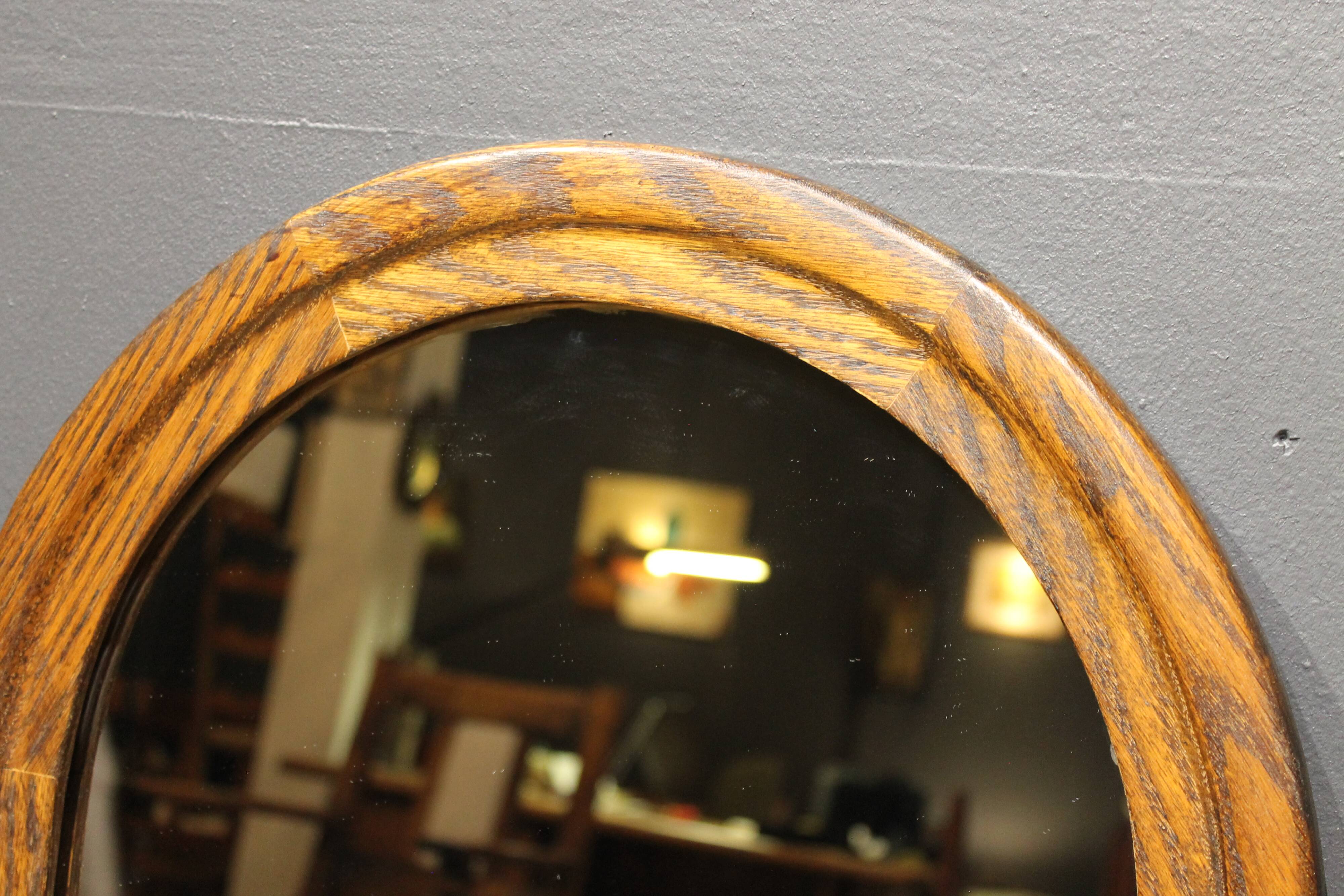 Vintage solid wood mirror