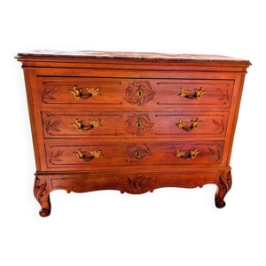 Majestueuse Commode louis - rouge