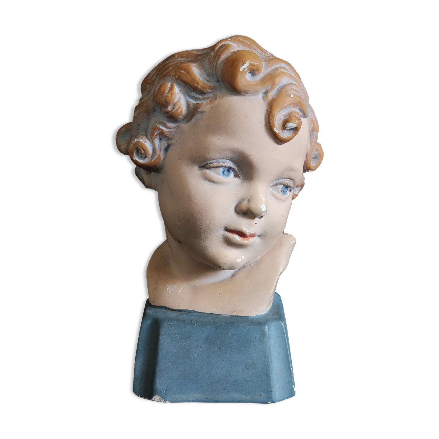 Buste jeune enfant art déco