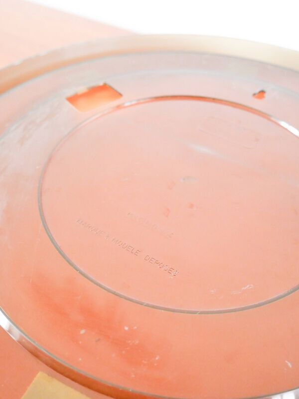 Miroir casquette en plexi gris Made in France Modèle déposé, Design, 1970