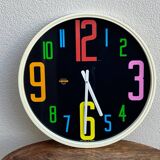 Large Memphis clock signed Virginio