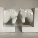 Horse book greenhouse white earthenware