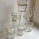 Set of 6 50s granite water glasses