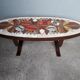 Table basse céramique époque 1960 vintage / Corroyez