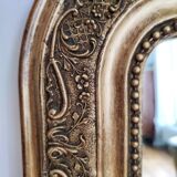 Ancient mirror with golden pediment - 117x76cm