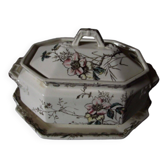Octagonal ceramic England M&Co Victorian late 19th
