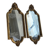 2 antique mirrors