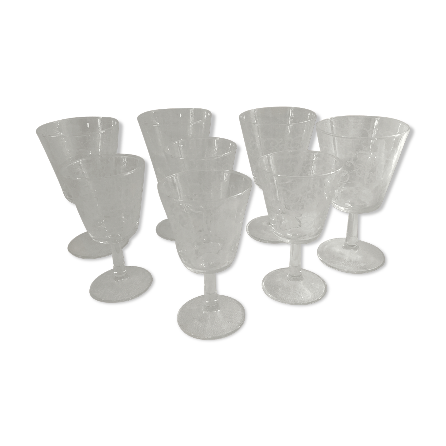 standing water and wine glasses