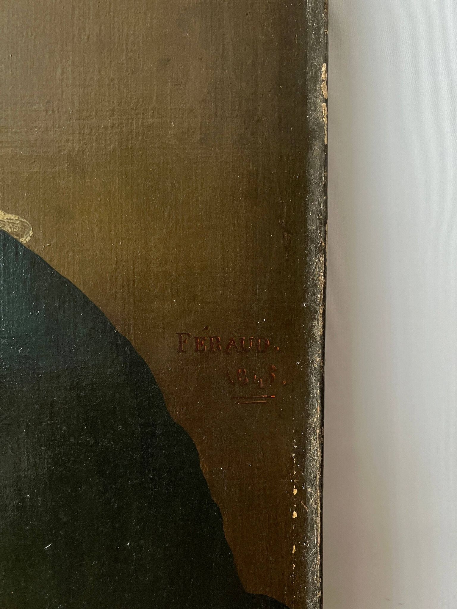 Antique 19th C Portrait Painting of a Beautiful Woman