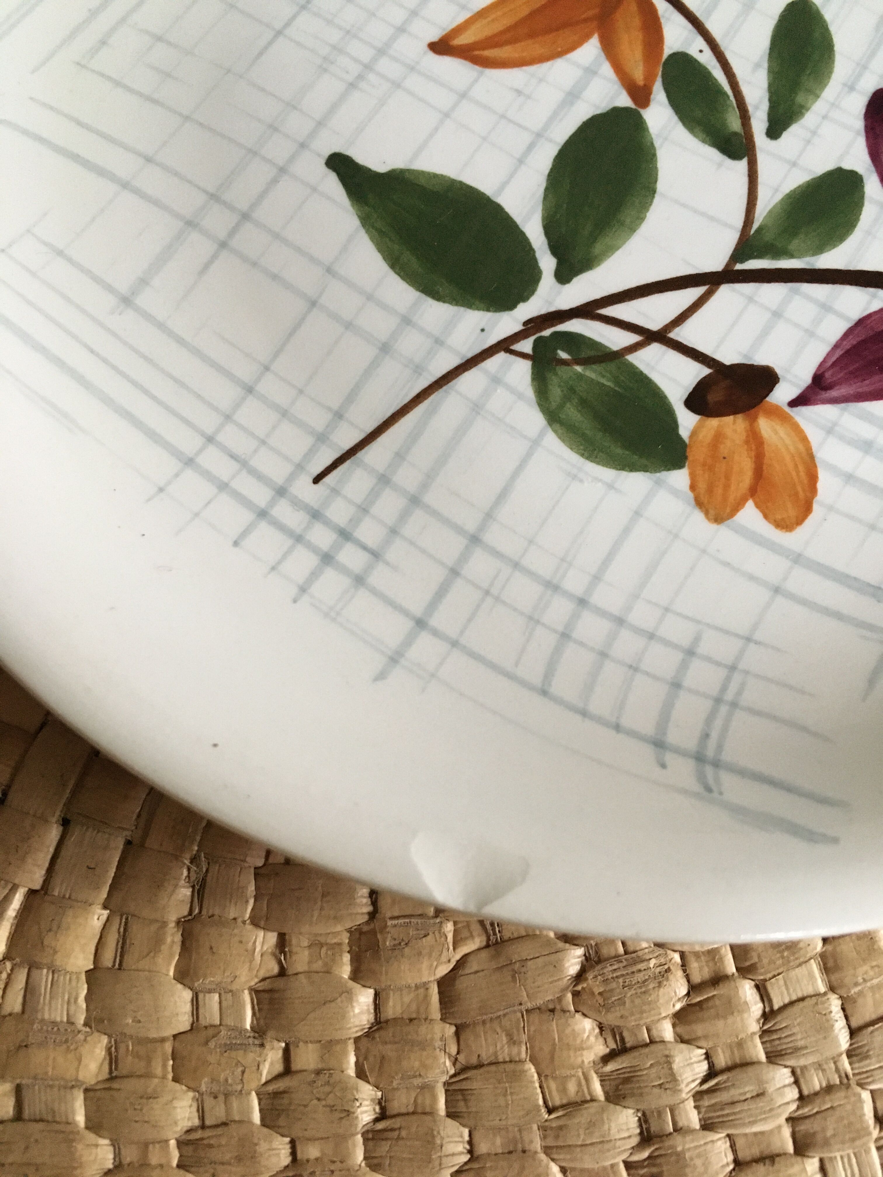 Series of 10 dessert plates