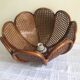 Suspension flower rattan