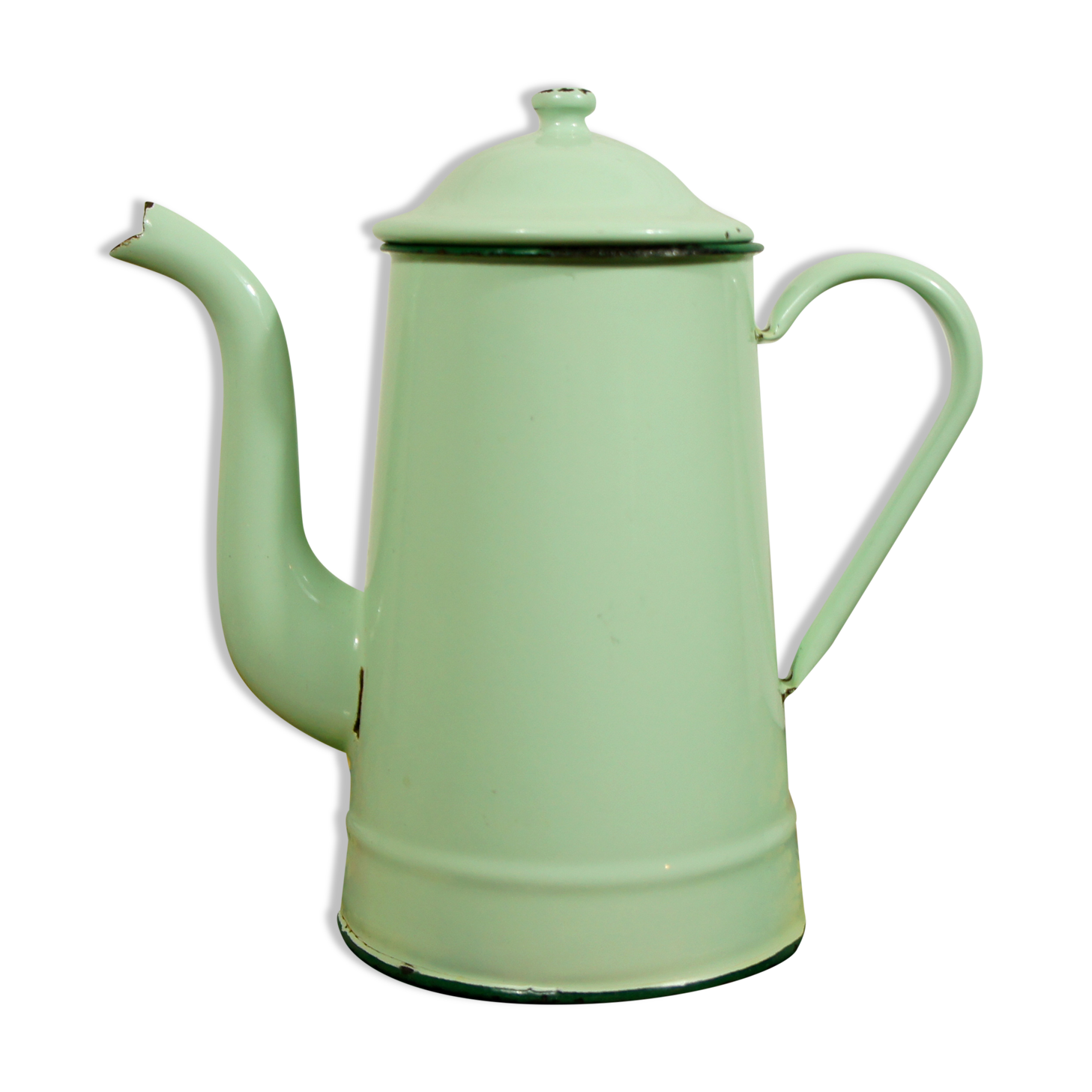 Enamelled sheet metal coffee maker