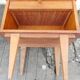 Light wood bedside table