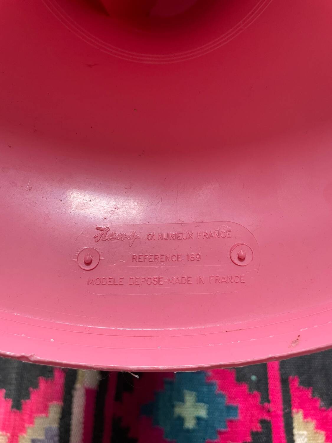 Old vintage Tam-Tam stool, 70´s