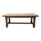 Solid oak farmhouse table – authentic charm